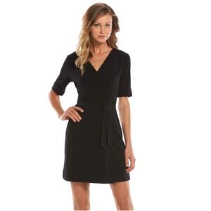 Apt 9 Faux-Wrap Dress Size L